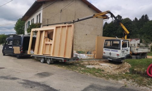 Extension de maison en ossature bois