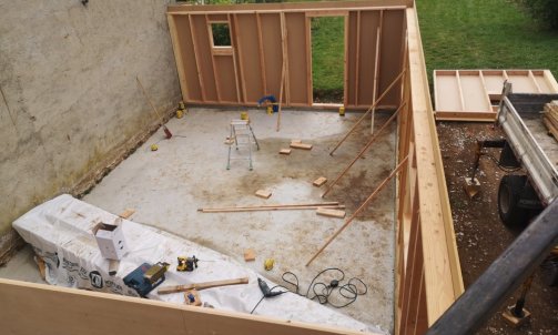 Extension de maison en ossature bois