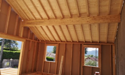 Extension de maison en ossature bois