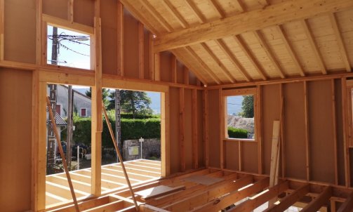 Extension de maison en ossature bois