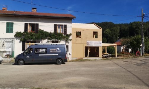 Extension de maison en ossature bois