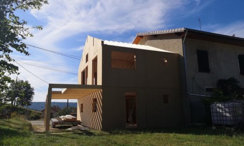 Extension de maison en ossature bois