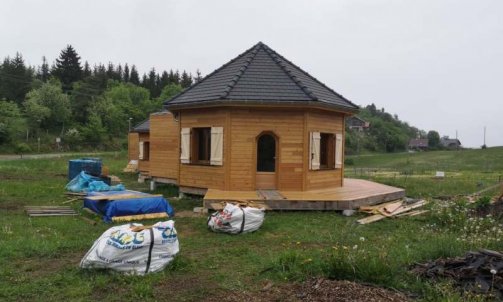 Réalisation de maison atypique en ossature bois dans l’Ain